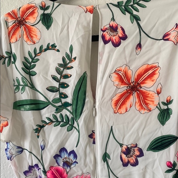 Express Floral Dress Midi Size 10 - Picture 6 of 6